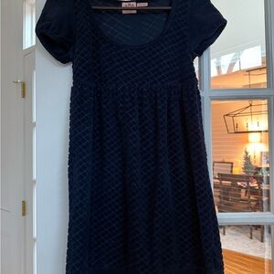 Juicy Couture Textured Navy Dress